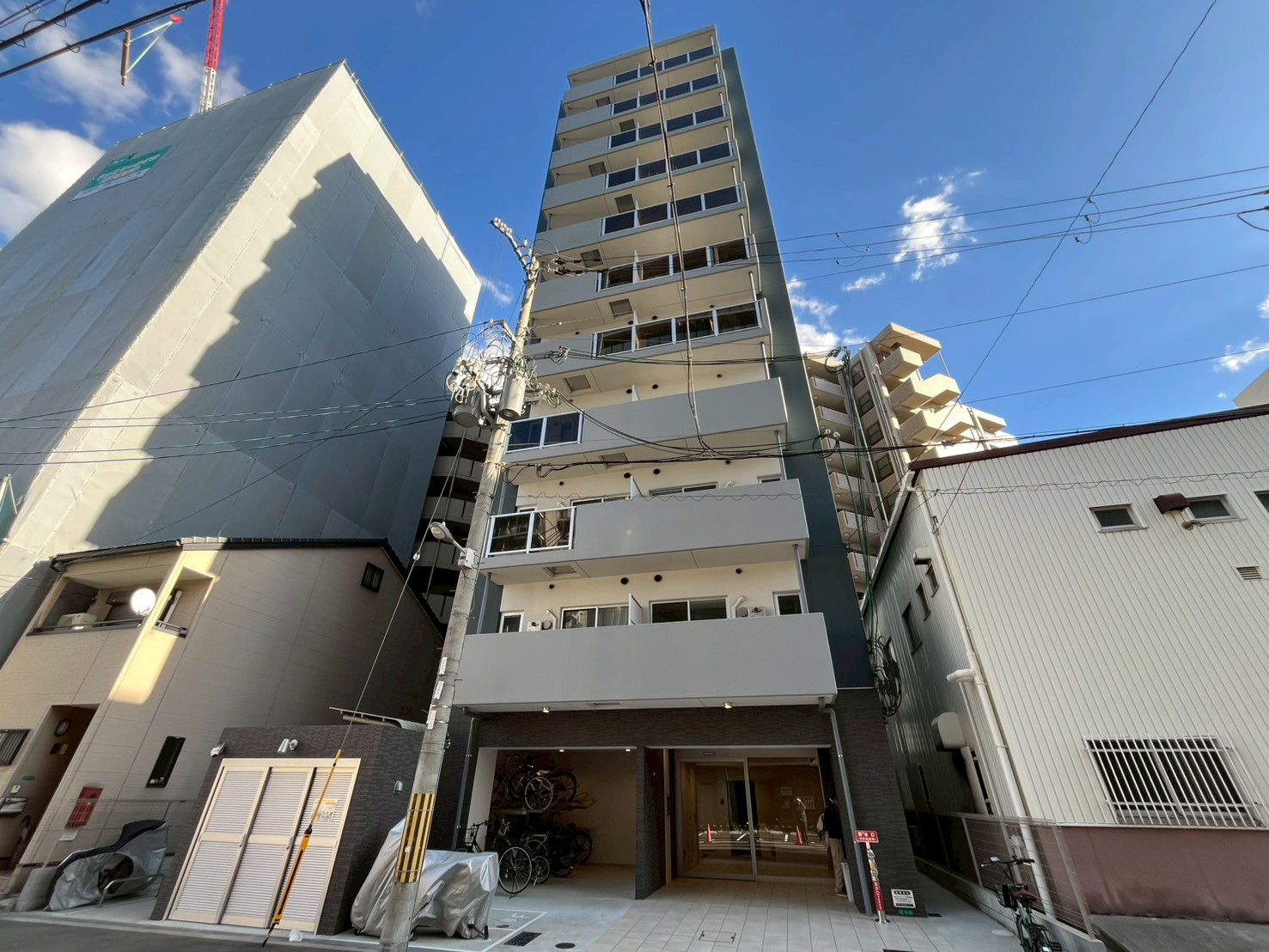 玉造駅　全室角部屋設計×インターネット無料×2人入居可