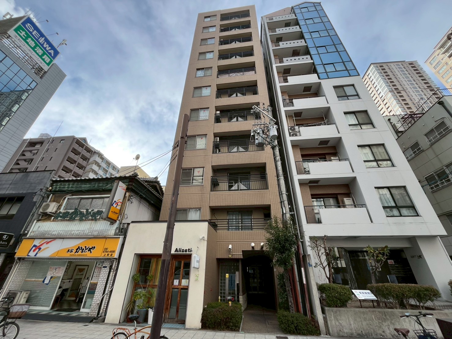 谷町六丁目駅　独立角部屋×2LDK×上町台地