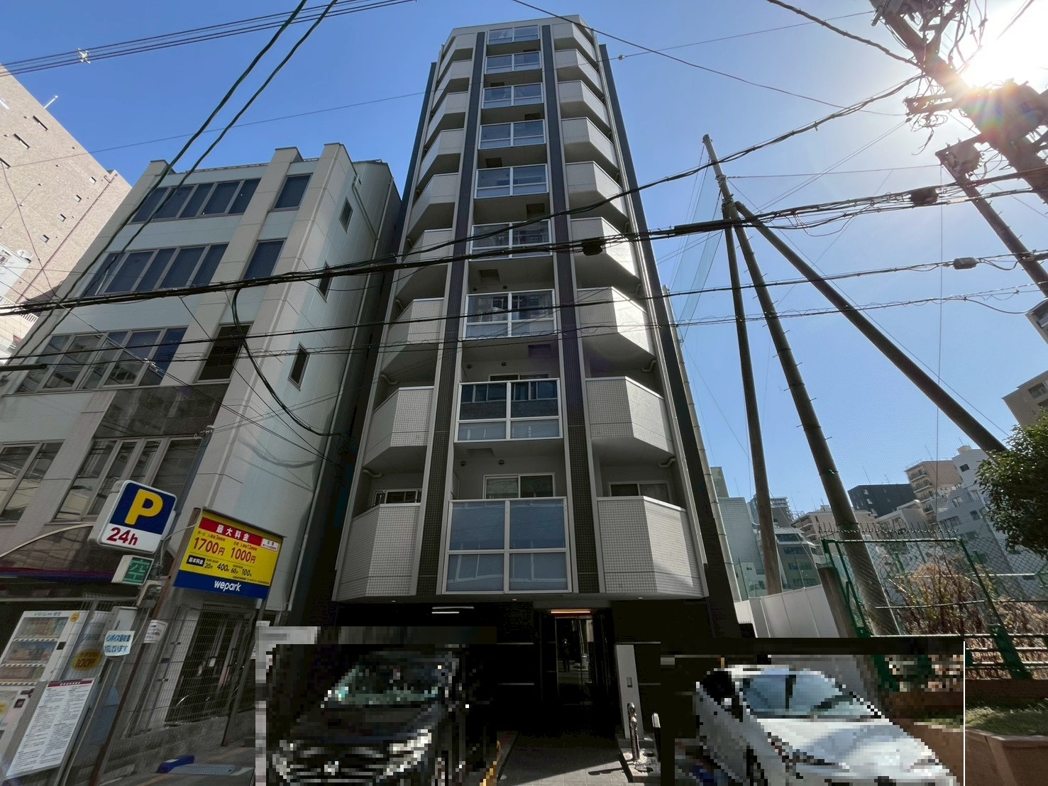 長堀橋駅　2口ガスコンロ×独立洗面台×インターネットWi-Fi無料