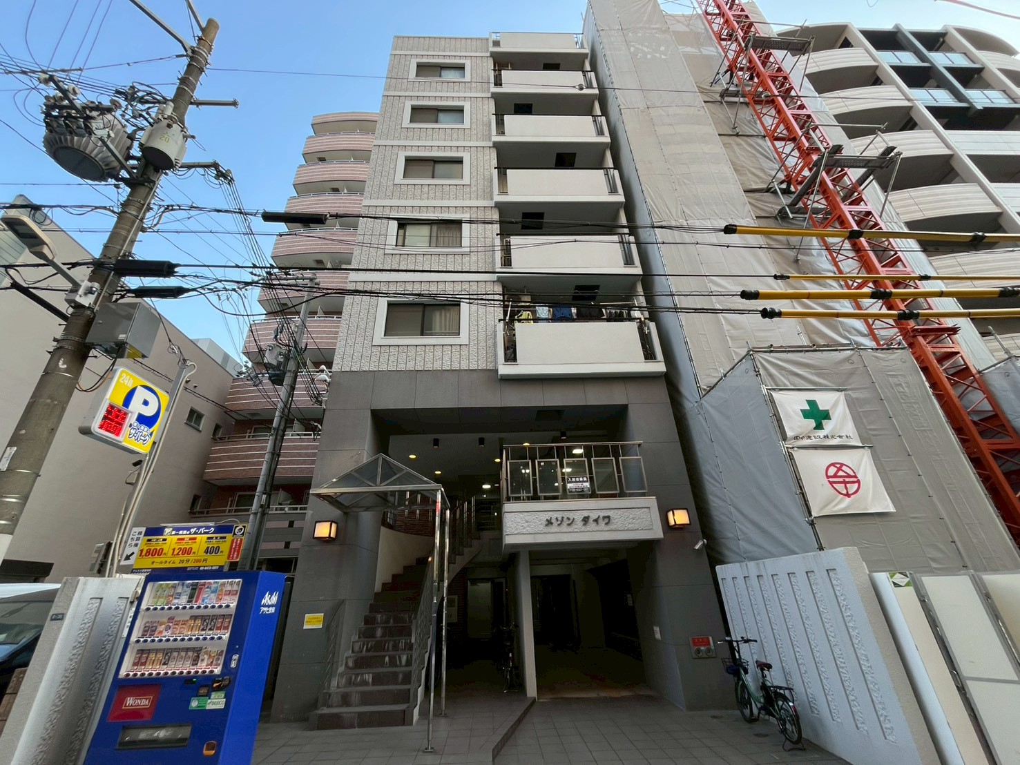 独立角部屋で隣の騒音に悩まされることはありません！